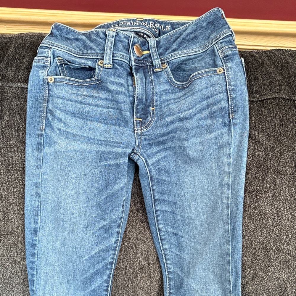 American Eagle Outfitters Women's Medium Blue Boot Cut Jeans